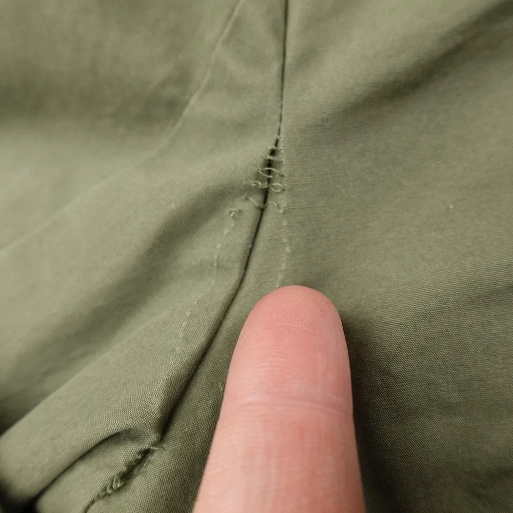 Banana Republic Jacket Womens S Green Military Full Zip Casual Field Coat Safari